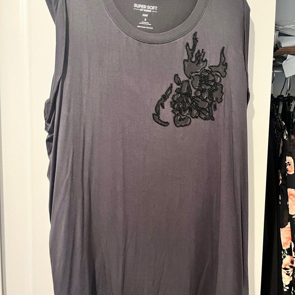 Torrid Black Knit Top
